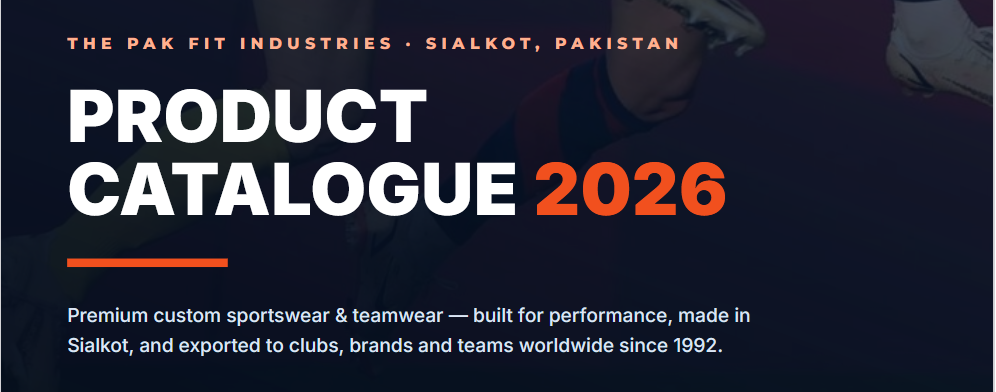 THE PAK FIT INDUSTRIES Sportswear Catalogue